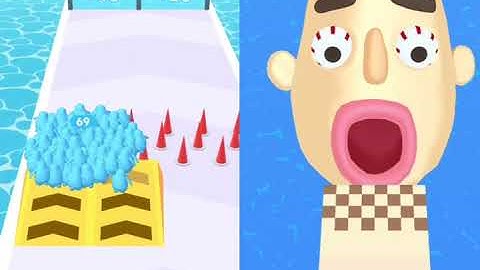 Satisfying Mobile Games | Sandwich Runner VS Countmasters Crowd Run 3D