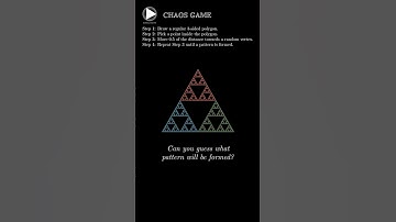 Sierpenski Triangle via the Chaos Game #Math #Manim #fractals #chaosgame #chill