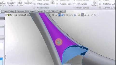 Tennis Racquet Frame Solidworks
