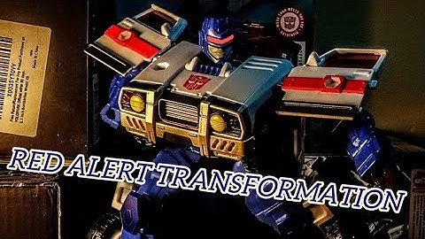 Red Alert Transformation | Transformers Age of The Primes Stop Motion Animation
