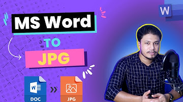 How to Convert MS Word to JPG | MS Word to JPG Image Converter | word to jpg