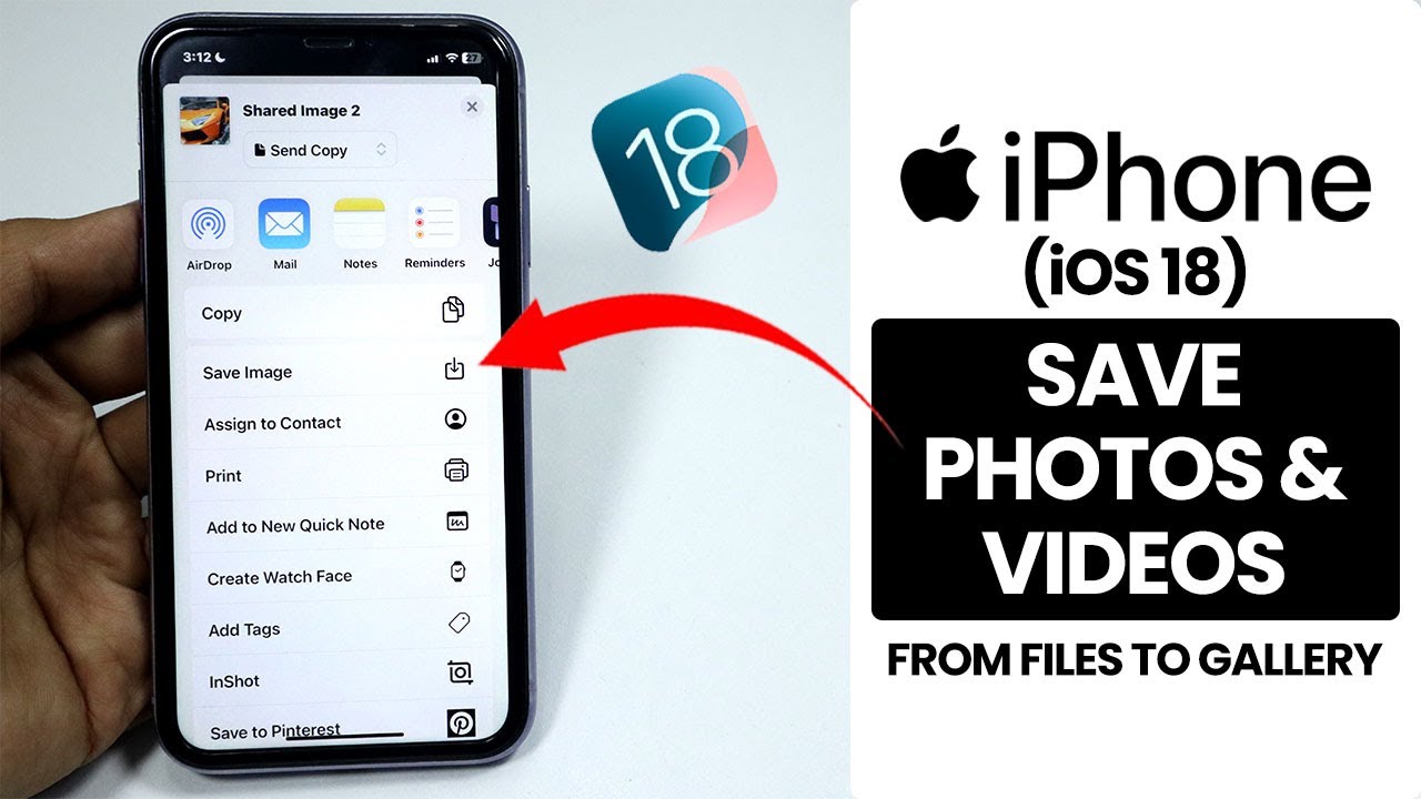 [iOS 18] How to Save Photos & Videos From File to Gallery in iPhone ...