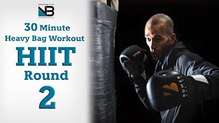 30 Minute Boxing HIIT Workout with a Heavy Bag [Round 2] 2022
