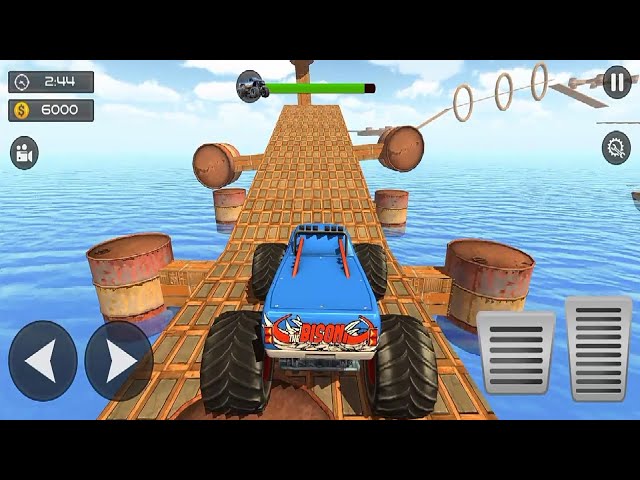 Impossible Monster Stunts Game  Android Gameplay FHD - Free Games Download  - Racing Games Download 