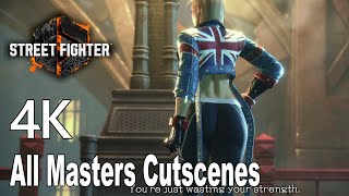 Street Fighter 6 All Masters Cutscenes 4K