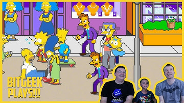 The Simpsons Arcade Playthrough (Gameplay) - BitGeek Plays