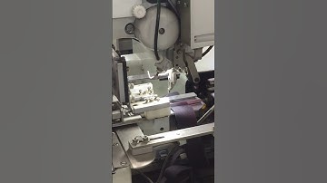 Automated Robotic Elastic Join Machine  #techmachine  #sewingequipment  #automobile