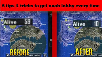 How to get noob lobby every time in pubg | 30+kills every match
