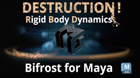 Destruction!! Rigid Bodies Dynamics in Bifrost for Maya - Level Easy
