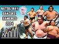 May natsu banzuke sumo rankings 2024  