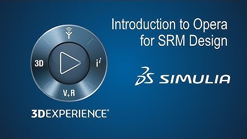 Short Introduction to Opera for SRM Machines