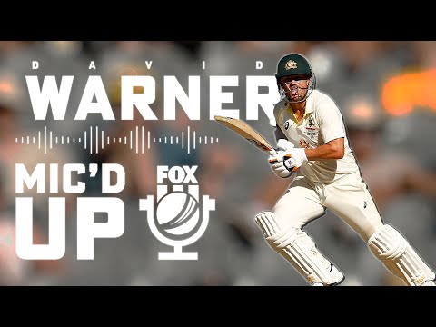 David Warner is Mic'd up for his 100th Test in a Boxing Day special I Fox Cricket