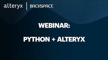 After Session: Alteryx + Python