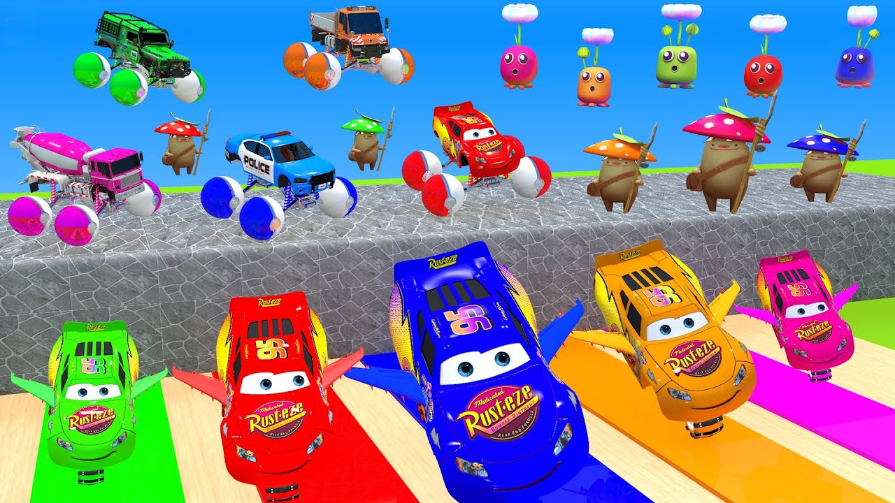 Long Slide Game With Cow Elephant Gorilla Hippopotamus Tiger 3d Animal Game Funny 3d Animals