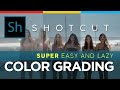 How I do Cinematic Color Grading in Shotcut the Easy and Lazy Way (FREE LUTS)