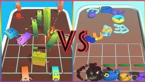 Merge Alphabet Lore Run vs Merge Number Cube - Merge Battle #9