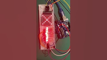 Arduino X max7219 74HC595 dot matrix