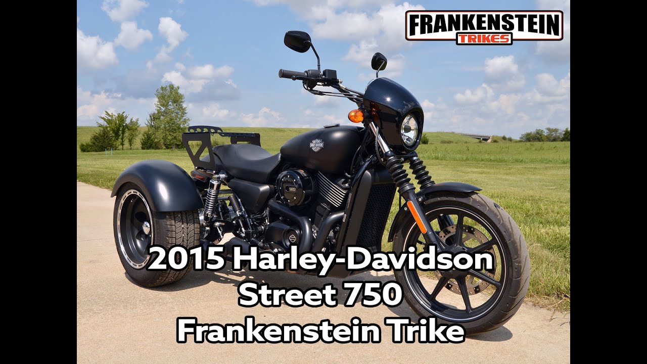 2015 Harley-Davidson Street 750 Trike - Frankenstein Trikes - YouTube
