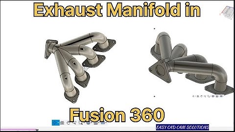 Designing an Exhaust Manifold in Fusion 360 | Fusion 360 Tutorial