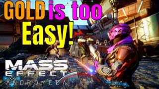 MASS EFFECT ANDROMEDA Multiplayer - GOLD Difficulty is TOO EASY! Human Infiltrator/RUZAD Shotgun
