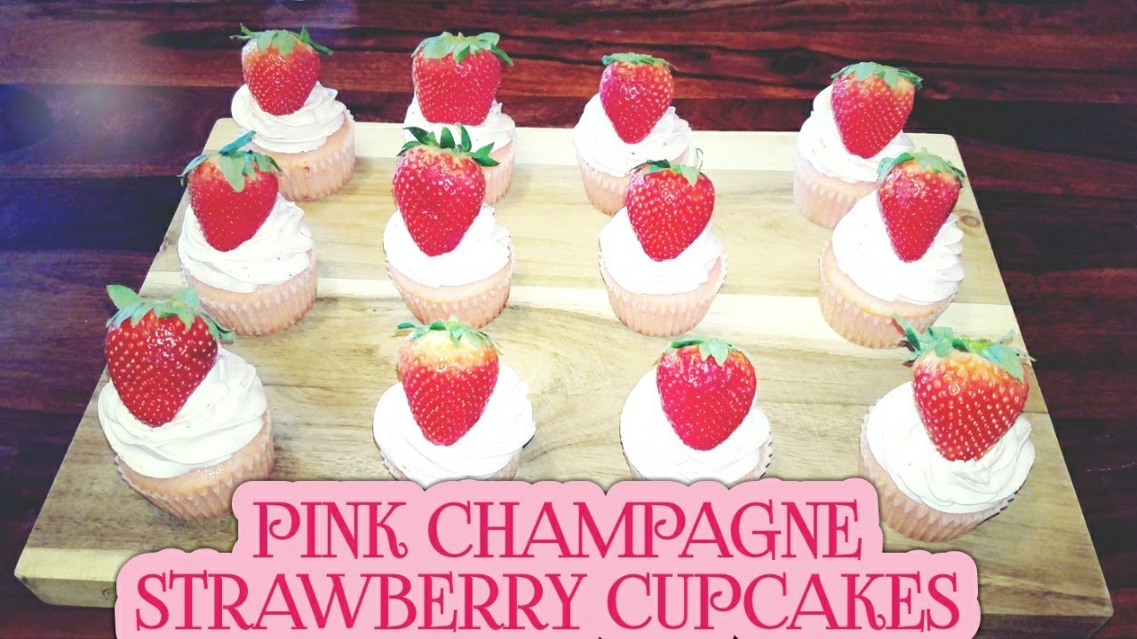 How to make Pink Champagne Cupcakes - YouTube