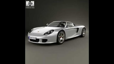 Porsche Carrera GT (980) 2004 3D model from CGTrader.com