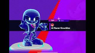 Sonic Rumble Party AI Racer Knuckles Unlocked