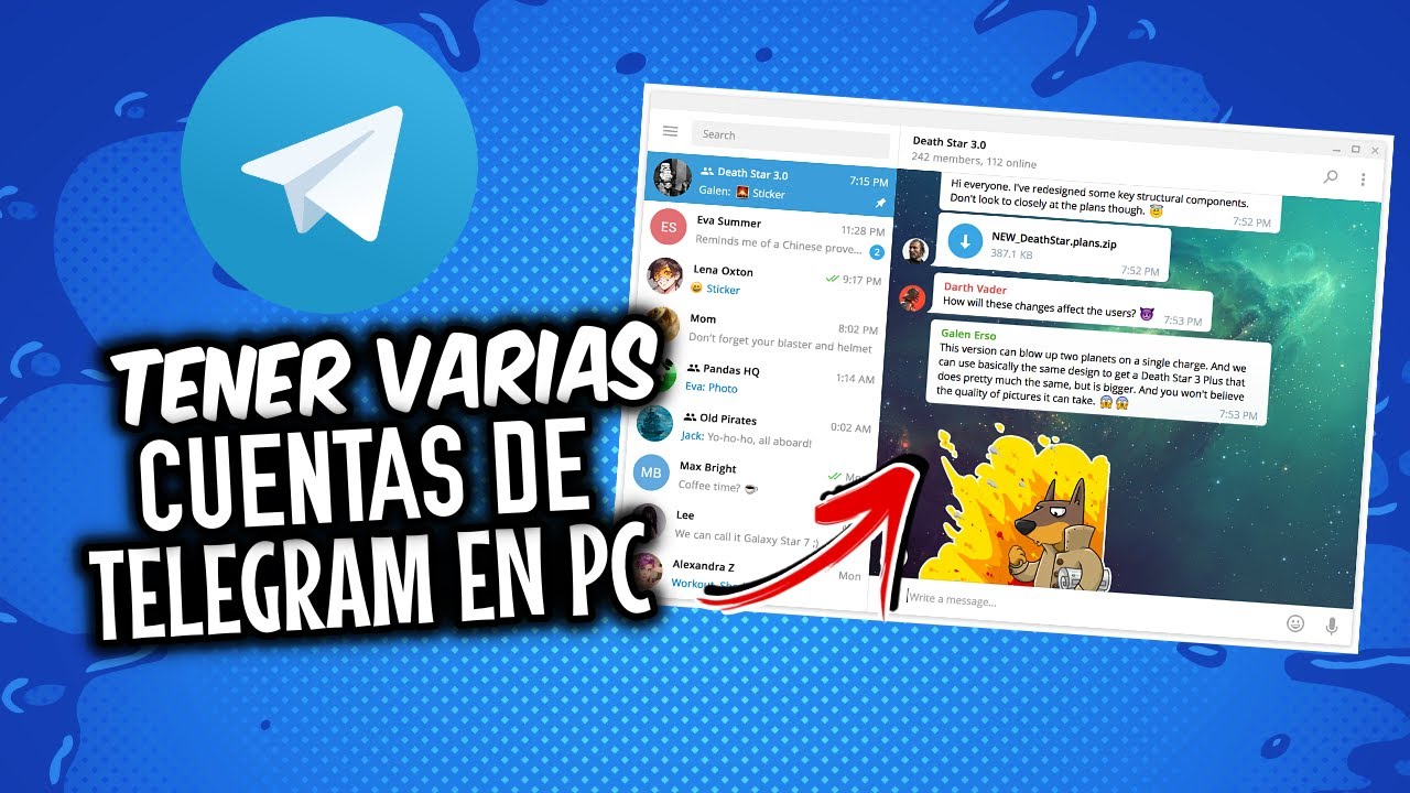 Como tener varias cuentas de Telegram YouTube