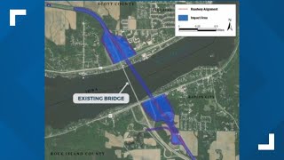 IDOT reveals 7 locations for new I-80 crossing, won't take Bison Bridge into consideration | WQAD