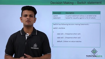Swift 4 – Decesion making Swift Statement