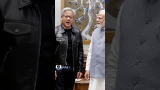 NVIDIA CEO Meets Narendra Modi#ai #aivideos #aitools #aiart #aishorts #futuretech #artificialintelli