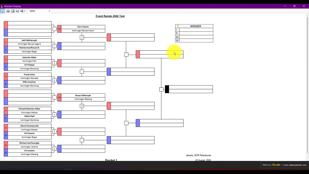 Software untuk Membuat Bagan Pertandingan
