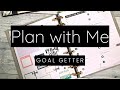 Happy Planner-Plan With Me - Dashboard Layout - Goal Getter