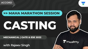 CASTING | MAHAMARATHON | GATE & ESE | ME | Rajeev Singh