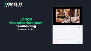 Logos Handsfree monitor LS8731 - Oproeptoon wijzigen - Comelit Nederland