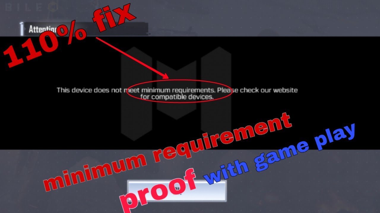 ðŸ¥‡ how to play call of duty mobile any Android device | fix ... - 