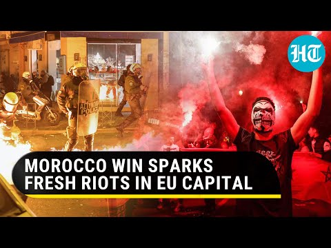 Morocco win sparks fresh riots in Brussels, clashes in Amsterdam | FIFA World Cup