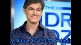 Download lagu Dr Oz Show 12/3/2014 Schedule: Zen Secrets to Busting Stress