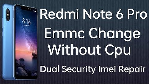 REDMI NOTE 6 PRO EMMC CHANGE FILE | REDMI NOTE 6 PRO (tulip) EMMC REPLACEMENT BY MODIFIED FIRMWARE