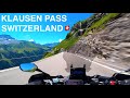 Klausen Pass In Switzerland 🇨🇭, Honda NC750X, RAW Onboard, Перевал Клаузен В Швейцарии На Мотоцикле