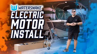 Watersnake Electric Motor Install Tinny Build Series Ep17