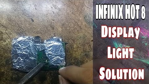 Infinix Hot 8 Display light Solution Model-X650c