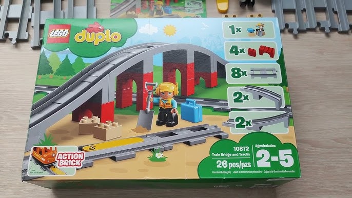 UNBOXING LEGO DUPLO STEAM TRAIN WITH TRAIN STATION & ACTION BRICKS
