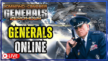 🔴LIVE - KT - Can I Win a Game Using Voice Commands Only?! Online Gameplay!  | C&C Generals Zero Hour