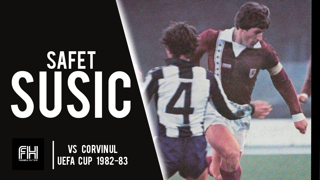Fanion AS Cannes Signé Par L'équipe 94-95 (Ayache, Susic) - UEFA Cup