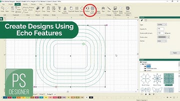 Create a Quilt Design with the Echo Quilting Feature in Pro-Stitcher Designer