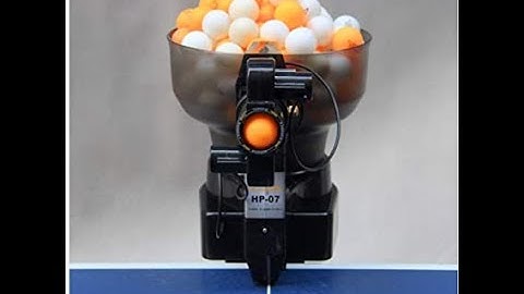 ZXMOTO Ping Pong Robot Machine with 36 Different Spin Balls Table Tennis Robot Automatic