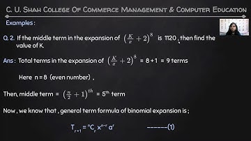 B.B.A SEM-1 Elements of Business Mathematics U3 PART VII  BY PROF. BHARTI PARMAR