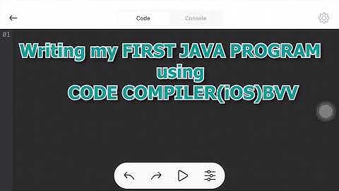 My First Java Program (using CODE COMPILER in iOS) | Win Tutorials