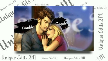 Pushpa Intro Style lyrics Video Editing || Kinemaster Video Editing tutorial by Unique Edits 2M